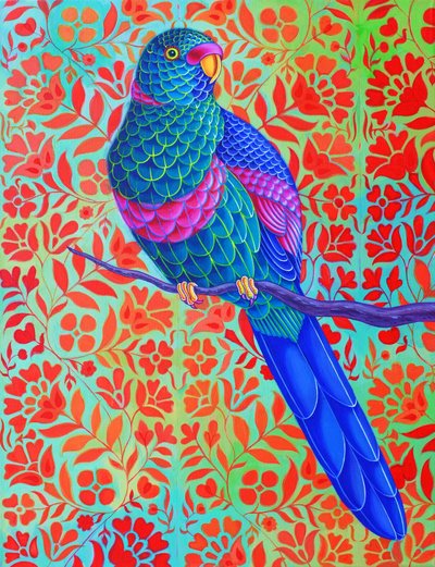Blue Parrot by Jane Tattersfield